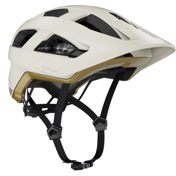 Kask Trek MTB Quantum WaveCel Biały/złoty M