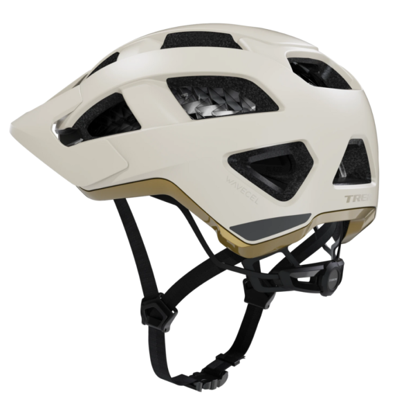 Kask Trek MTB Quantum WaveCel Biały/złoty M