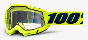 Gogle 100% ACCURI 2 ENDURO MOTO YELLOW (Szyba Prze