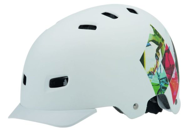 Kask ALPINA PARK WHT PRINT 54-59
