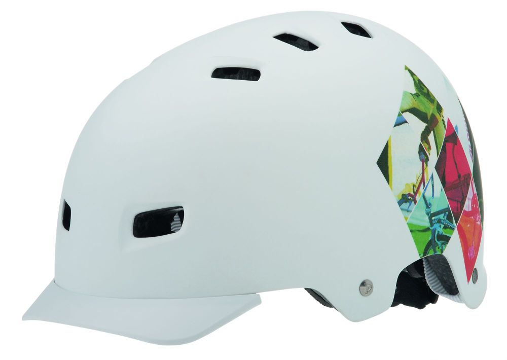Kask ALPINA PARK WHT PRINT 54-59