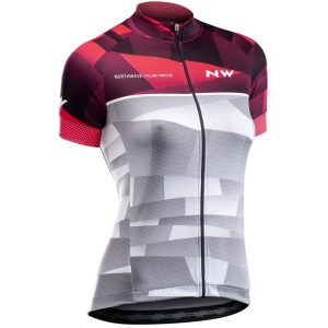 Koszulka NORTHWAVE WOMAN JERSEY mag/grey M