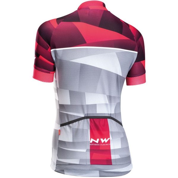 Koszulka NORTHWAVE WOMAN JERSEY mag/grey M