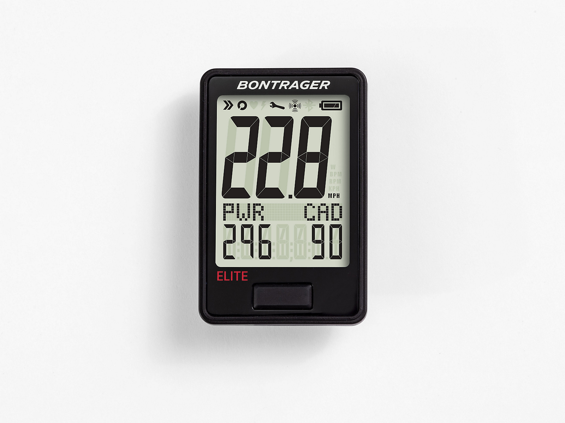 Licznik Bontrager RIDEtime Elite Czujnik cyfr brak