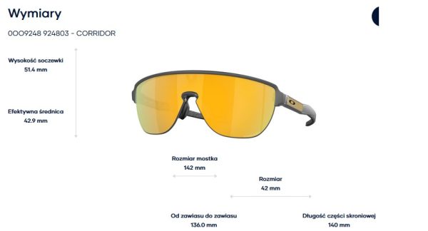 Okulary OAKLEY Corridor Mt Carbon w/ Priz 92480342