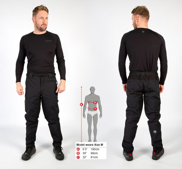 Spodnie ENDURA Hummvee Zip Off Trouser II, BK: XXL