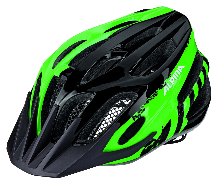 Kask ALPINA FB JUNIOR 2.0 BLACK-GREEN 50-55