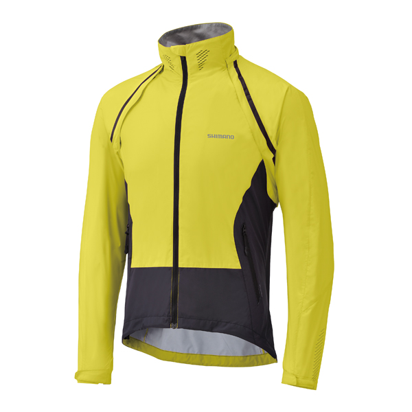 Kurtka SHIMANO Windbreak Odp. Rękawy Yellow  XL