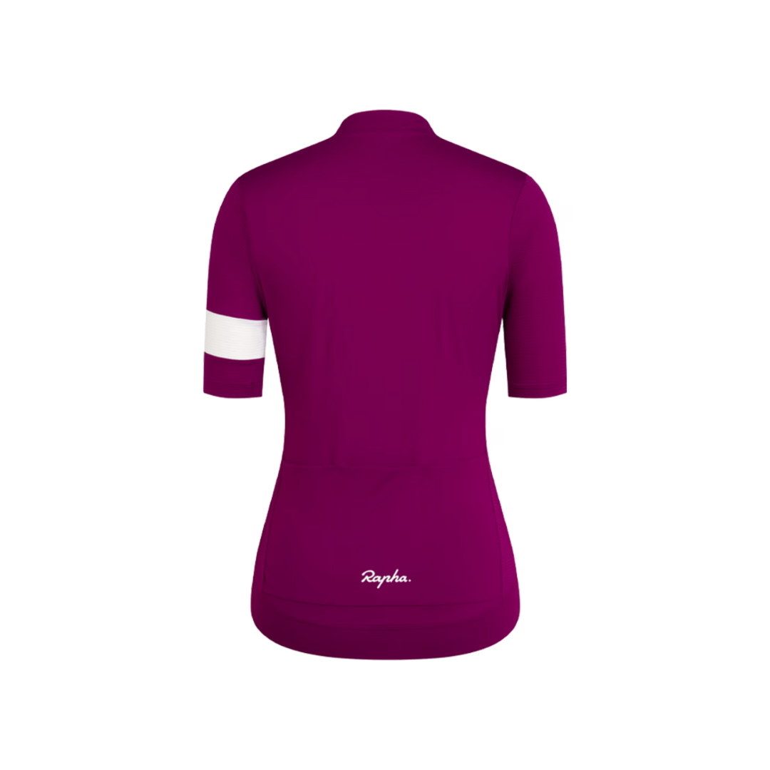 Koszulka rowerowa Rapha Core XS wms Purpurowy