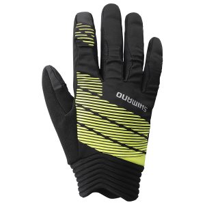Rękawiczki ociep. SHIMANO Windbreak Black/Neon XL
