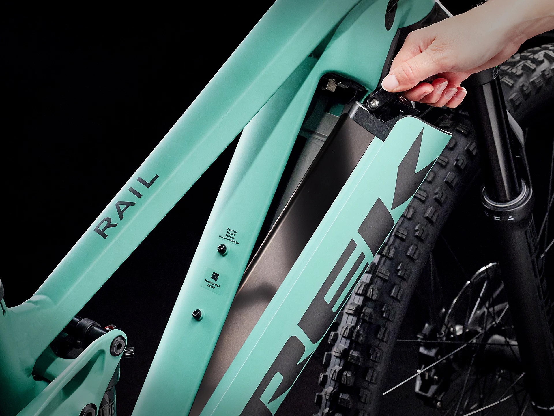 Rower TREK Rail 7 Deore/XT S Blue Sage Gen.3